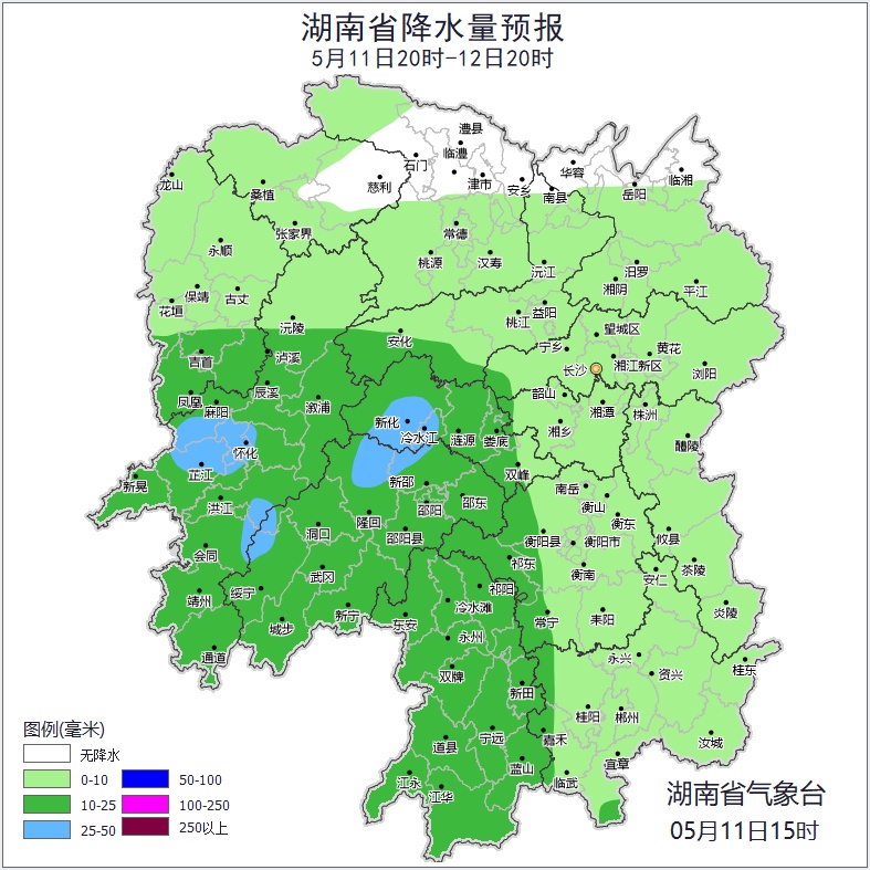 明起湖南再迎较强降水过程，局地暴雨！省应急委办公室发布汛情提醒