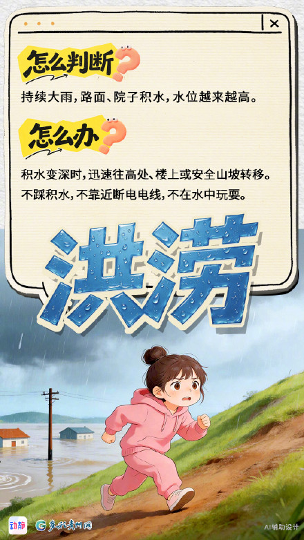灾害来了怎么办？一张图教你认灾避险