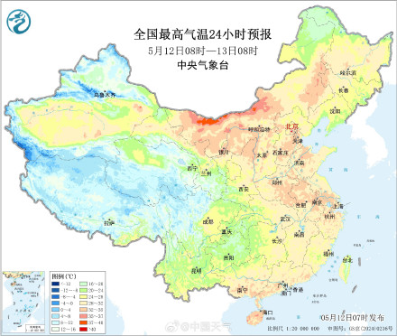 中东部将掀起气温创新高浪潮 明后天高温增多