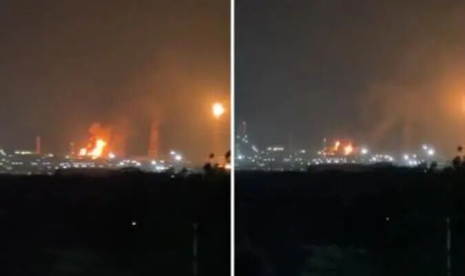 墨西哥瓦哈卡州一炼油厂发生爆炸并起火 已致6人受伤