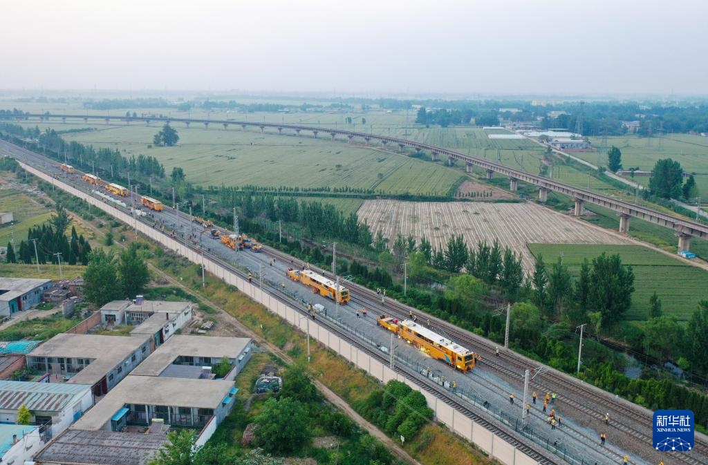 山东：京九铁路聊城北站上行线改建工程竣工