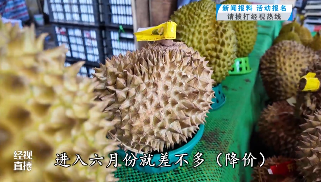 榴莲旺季“价降量涨” ，武汉市民“榴莲自由”要来了？武汉商家：6月价格或更低