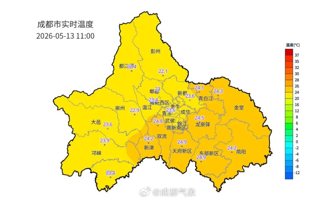 成都本周有望入夏！