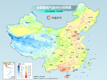 长江以北地区热力升级 华北平原多地或现今年首个高温
