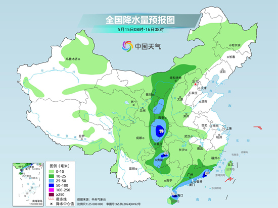 大范围降雨过程明起上线 冷空气将携降温影响华北东北
