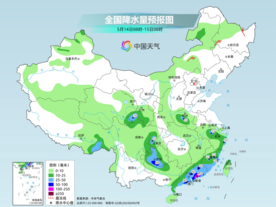 大范围降雨过程明起上线 冷空气将携降温影响华北东北