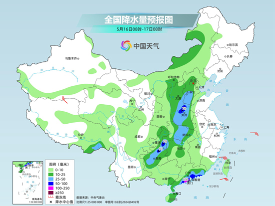 大范围降雨过程明起上线 冷空气将携降温影响华北东北