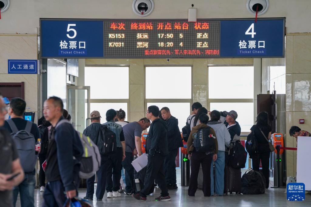 黑龙江：“插秧客”搭乘专列奔赴沃土逐农忙