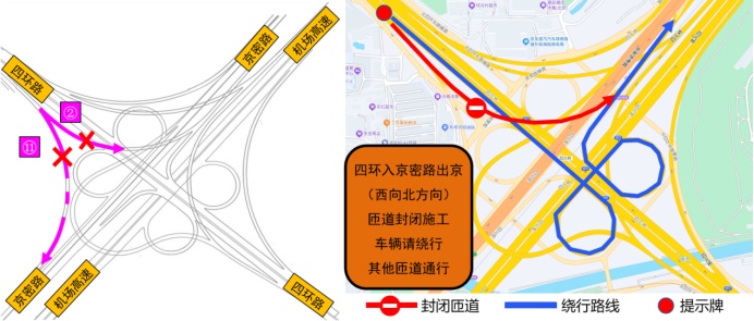 北京四元立交桥系桥面铺装翻建工程本周完工,绕行路线来了 北京四元立交桥系桥面铺装翻建工程本周完工,绕行路线来了