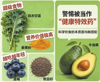 “超级食物”≠超级营养