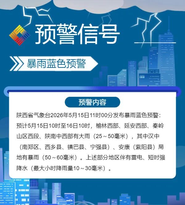 大雨、局地大到暴雨,陕西发布山洪灾害预警! 防汛紧急通知 大雨、局地大到暴雨,陕西发布山洪灾害预警! 防汛紧急通知