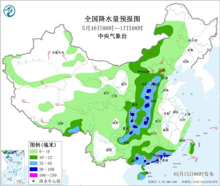 注意！15日至19日西南江汉黄淮等地有强降雨