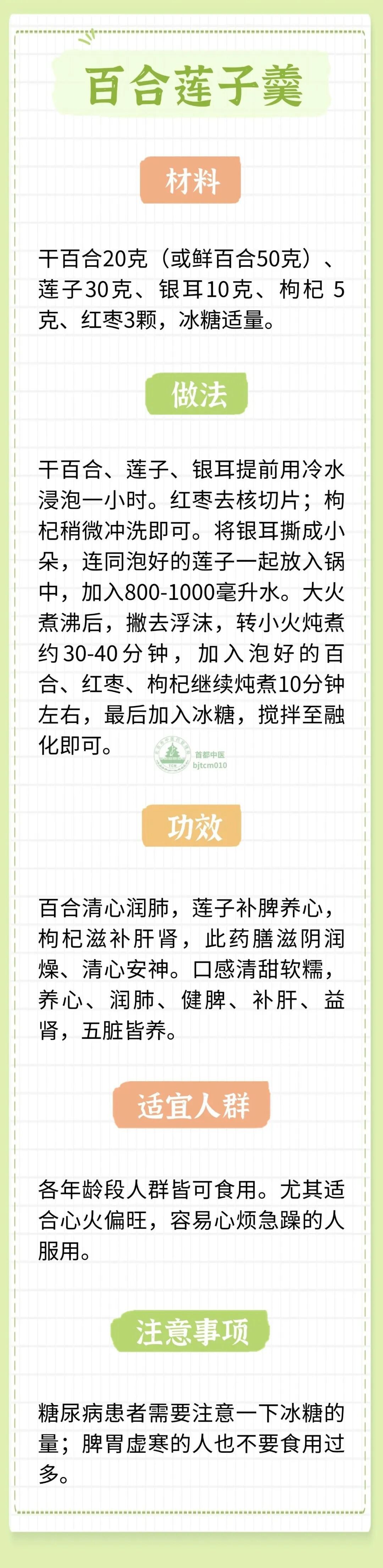 几款适合夏天的药膳茶饮，清心润肺、养血安神，护好心气不生病