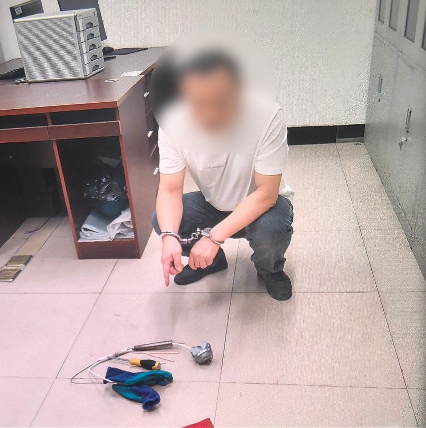 万元测温棒深夜失窃 民警精准溯源破案擒贼