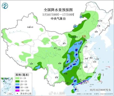 北方多地将迎今年首场暴雨 中东部多地将出现大到暴雨