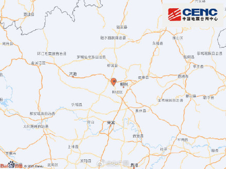 广西柳州3.2级地震
