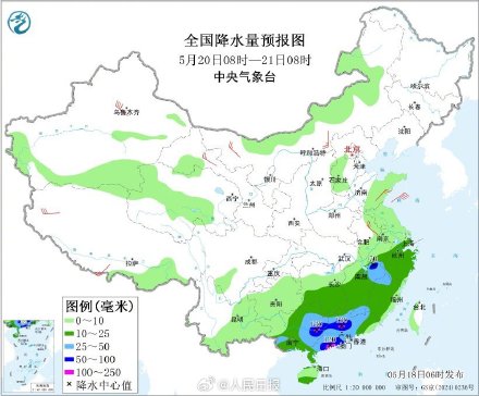 注意安全!今起3天中东部大范围降雨持续 注意安全!今起3天中东部大范围降雨持续