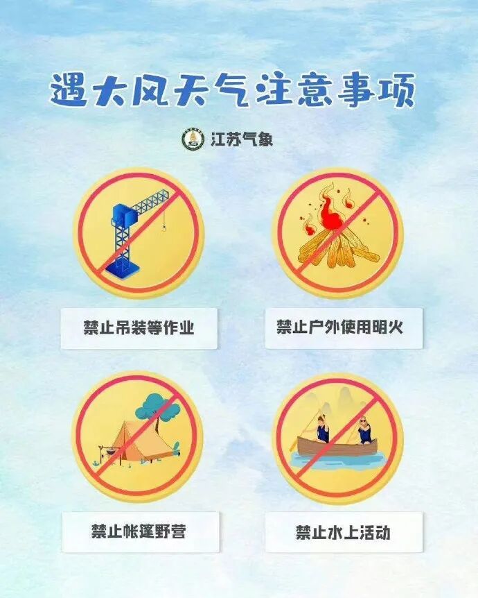 暴雨警报！江苏这些地区有大到暴雨！大风科普了解一下→
