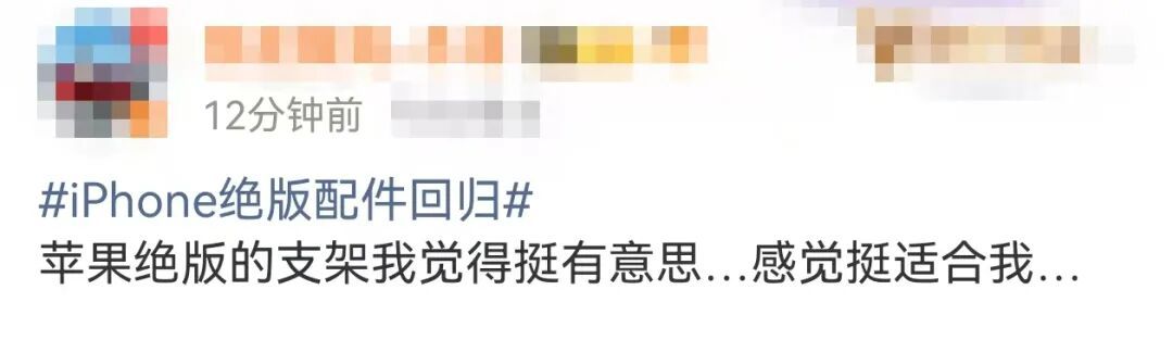 “iPhone绝版配件回归”上热搜！网友：这么贵又这么丑！