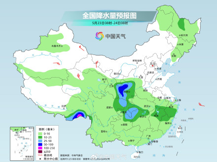 今明两天江南华南有强降雨 明天起新一轮降雨来袭
