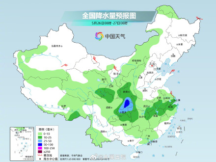 两轮降雨过程将接连影响我国