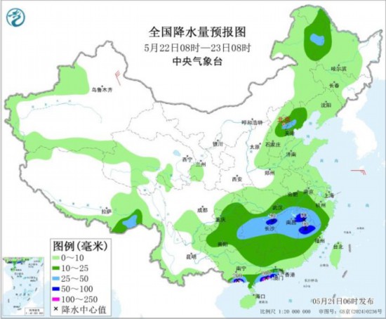 华南江南南部等地有强降水 西北部分地区有沙尘天气 华南江南南部等地有强降水 西北部分地区有沙尘天气