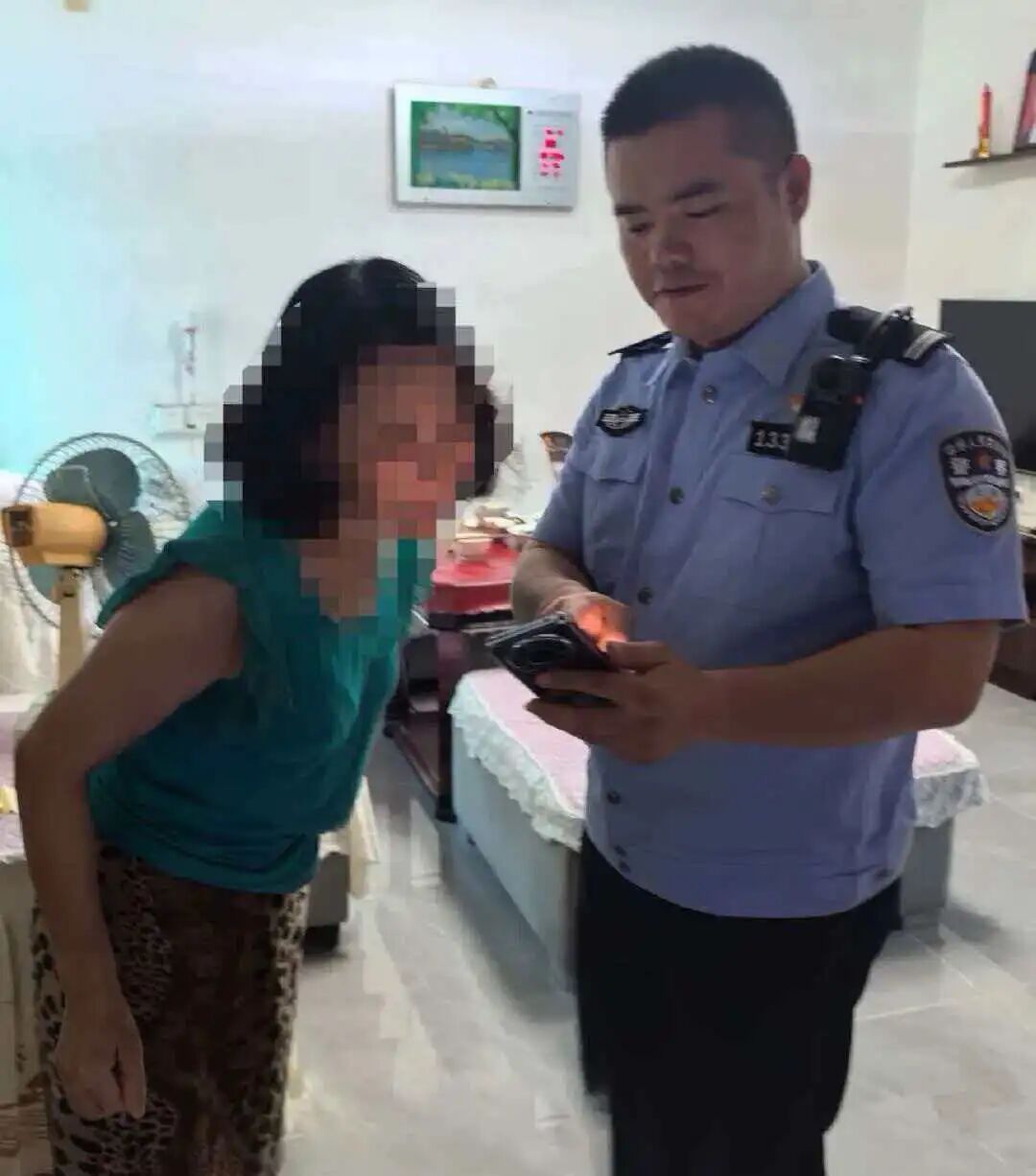 关机，拔卡，黄泥塘派出所民警上门止付55万元！