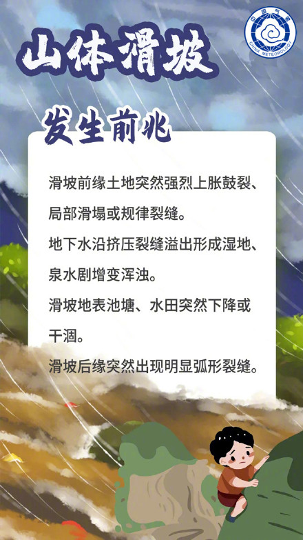 暴雨预警生效中！警惕强降雨引发的次生灾害
