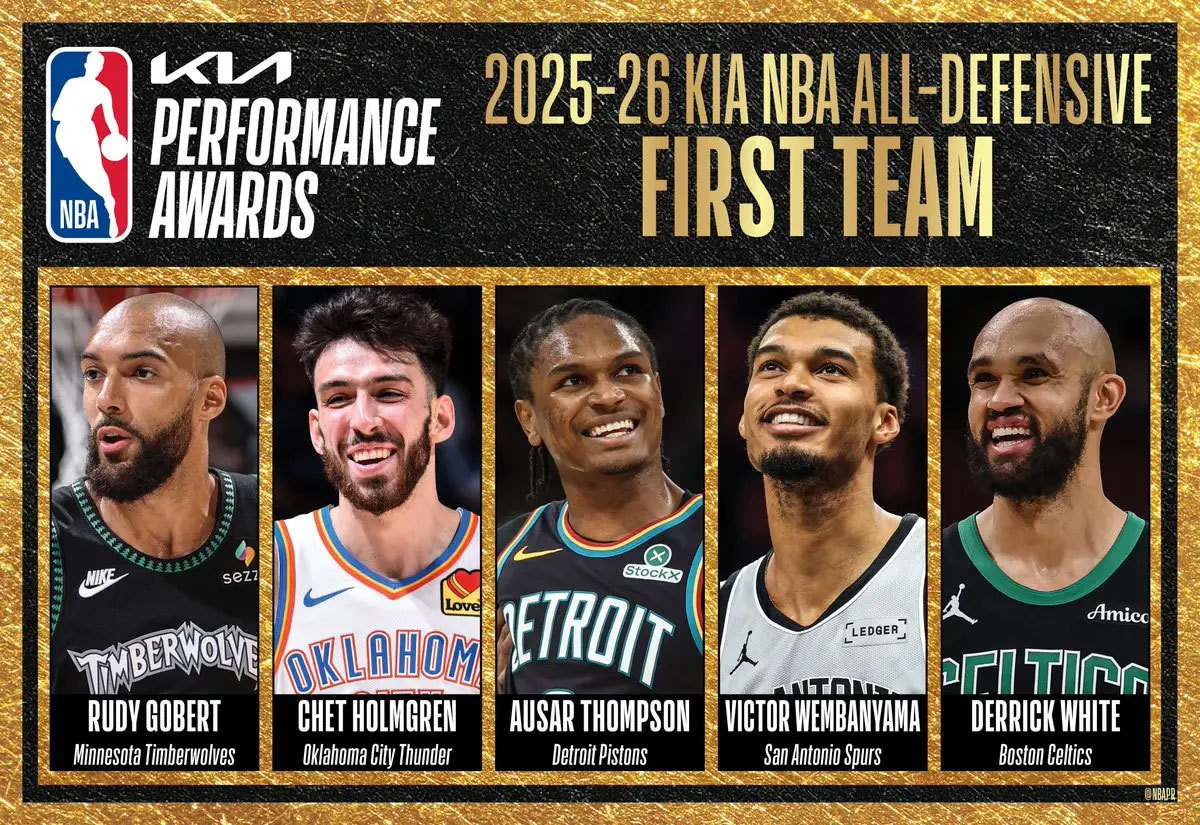 NBA官方公布最佳防守阵容 文班亚马霍姆格伦领衔 NBA官方公布最佳防守阵容 文班亚马霍姆格伦领衔
