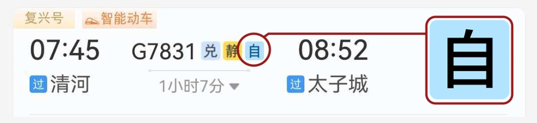12306车次后好多彩色字，最全讲解来了