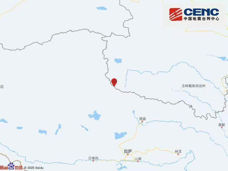 青海海西州唐古拉地区发生4.1级地震 震源深度10公里 青海海西州唐古拉地区发生4.1级地震 震源深度10公里
