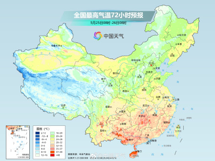 北方气温多波动起伏 江南南部华南等地高温发展 北方气温多波动起伏 江南南部华南等地高温发展