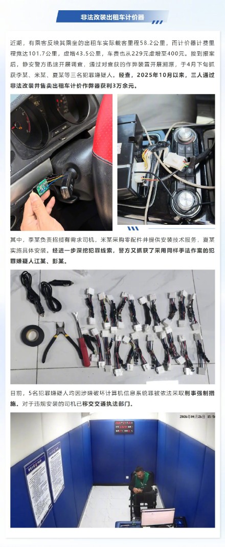 58公里变101公里!上海警方严打 “作弊神器”,破案15起 58公里变101公里!上海警方严打 “作弊神器”,破案15起