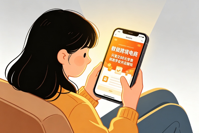 “做跨境电商月入过万”?别信!这是诈骗“新马甲” “做跨境电商月入过万”?别信!这是诈骗“新马甲”