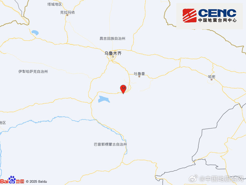 新疆吐鲁番市托克逊县发生3.2级地震，震源深度26千米
