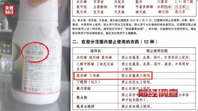 多地违规销售禁用农药被查处 记者调查