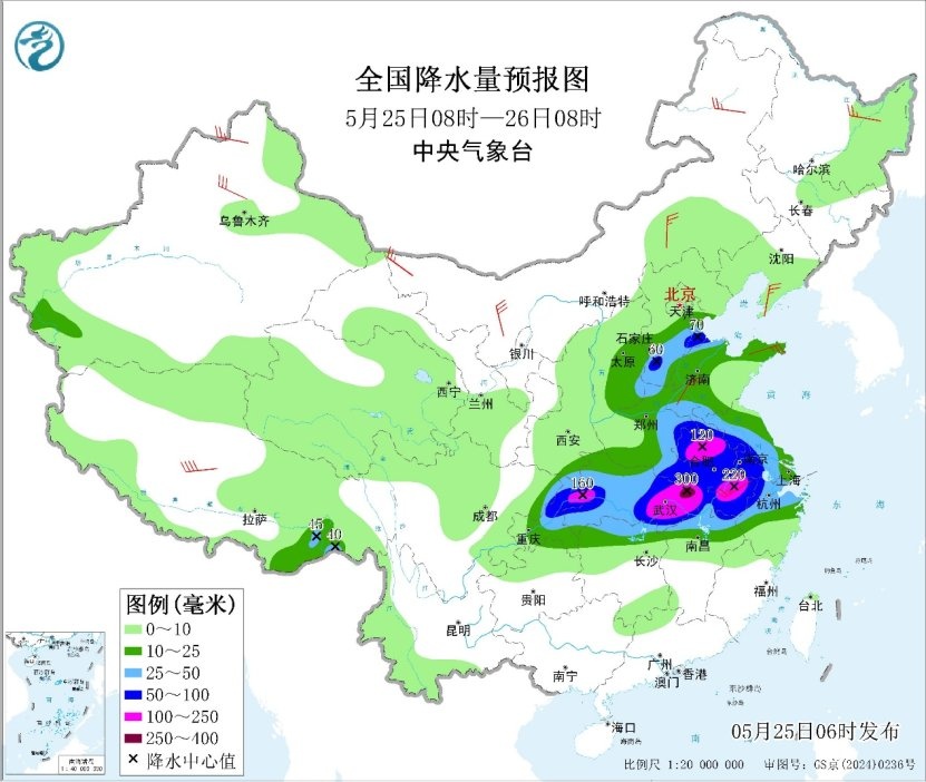 本轮强降雨进入最强时段！安徽湖北重庆大暴雨，局地特大暴雨！