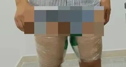 共7.5千克！一男子人身绑藏银珠进境，被海关查获