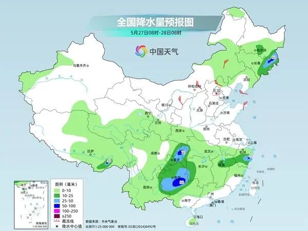 今起3天，多地大范围降雨持续，南方迎今年来最大范围高温闷热天气