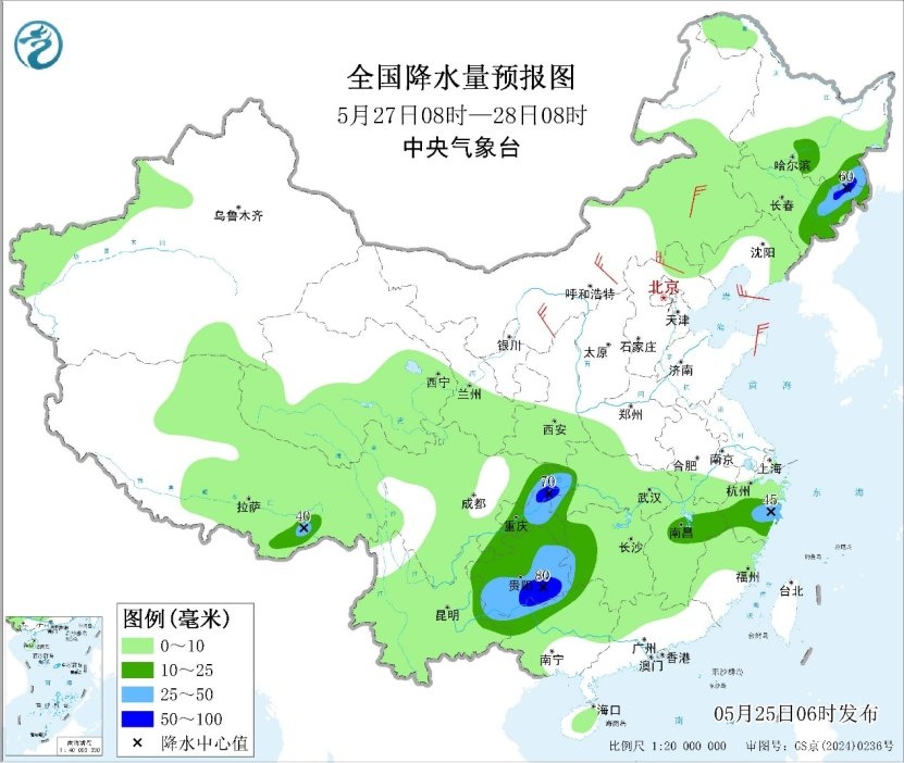 本轮强降雨进入最强时段！安徽湖北重庆大暴雨，局地特大暴雨！