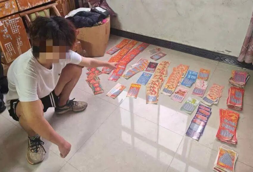 三男子盗窃300多张刮刮乐，兑了3000元，结果“换”来刑拘