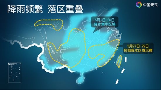 南方暴雨车轮战！未来三天强降雨仍频繁 落区重叠需警惕次生灾害
