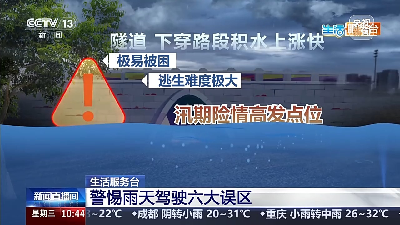 汛期路况多变,雨天驾驶要警惕六大误区 汛期路况多变,雨天驾驶要警惕六大误区