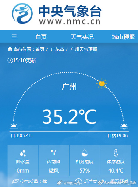 广州迎来今年首个高温日 福州热到破纪录