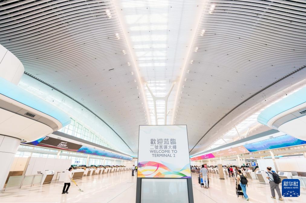 香港国际机场二号客运大楼旅客离港设施启用 香港国际机场二号客运大楼旅客离港设施启用