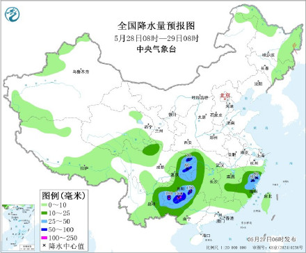 西南、江南仍有强降雨 北方部分地区有大风降温雷雨