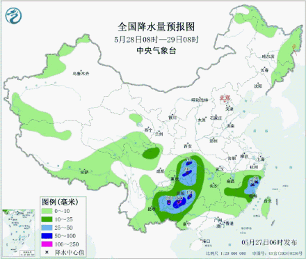 南方大范围降雨将减弱 但雨还是下个不停