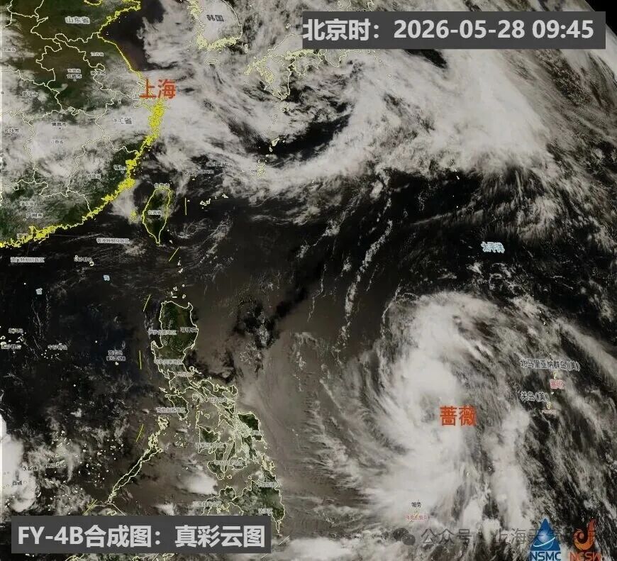 @上海人 预计有2个台风影响上海，不排除直接登陆…