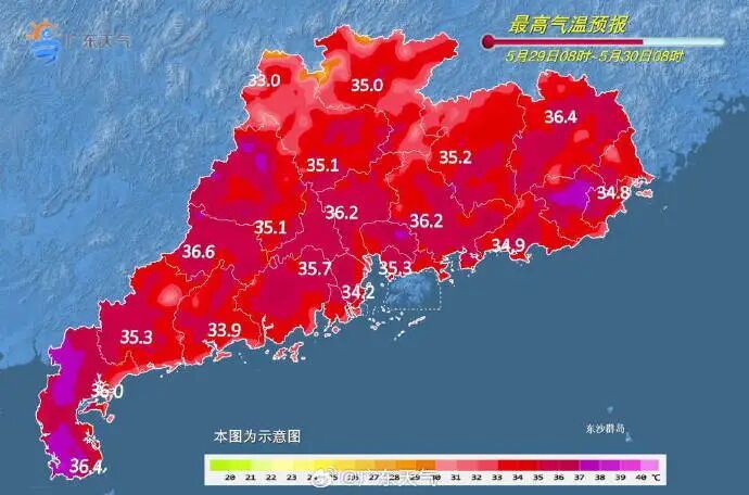 广东102个高温预警生效！
