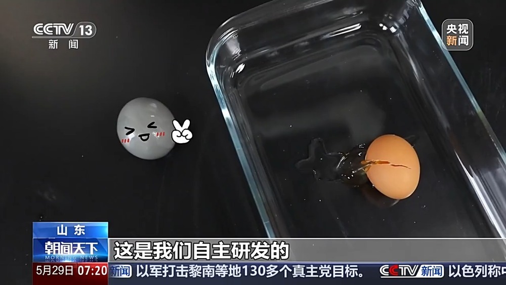 鸡蛋涂上“秘密涂料”高空坠落竟不碎？揭秘氢能安全极限试炼场